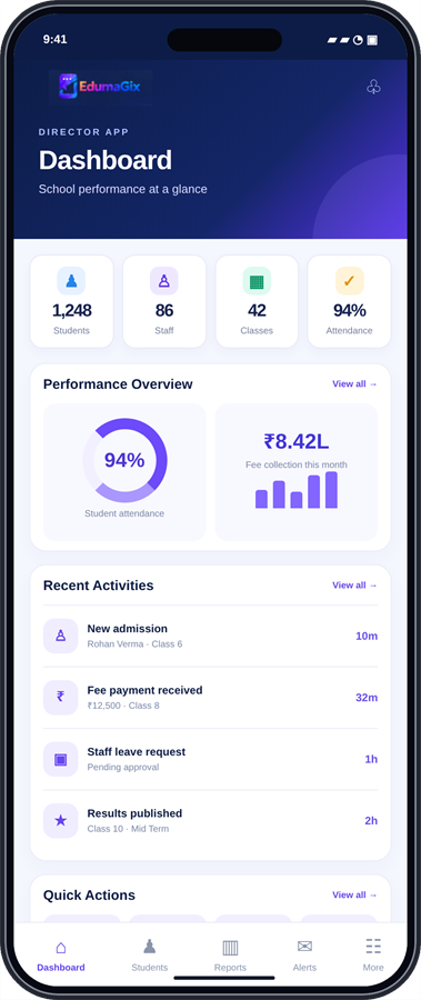 Director App — Dashboard
