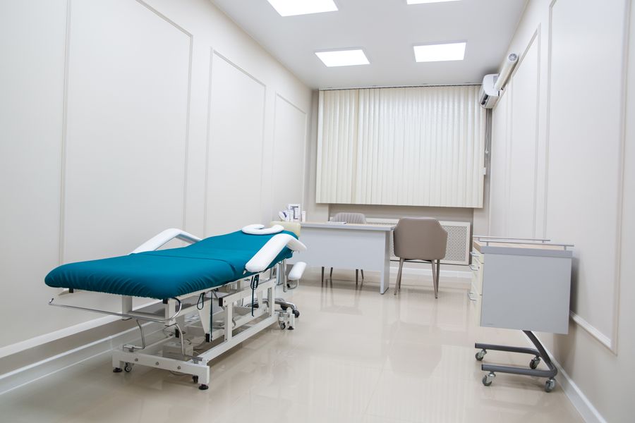 Treatment room at the Hauz Khas day-care centre
