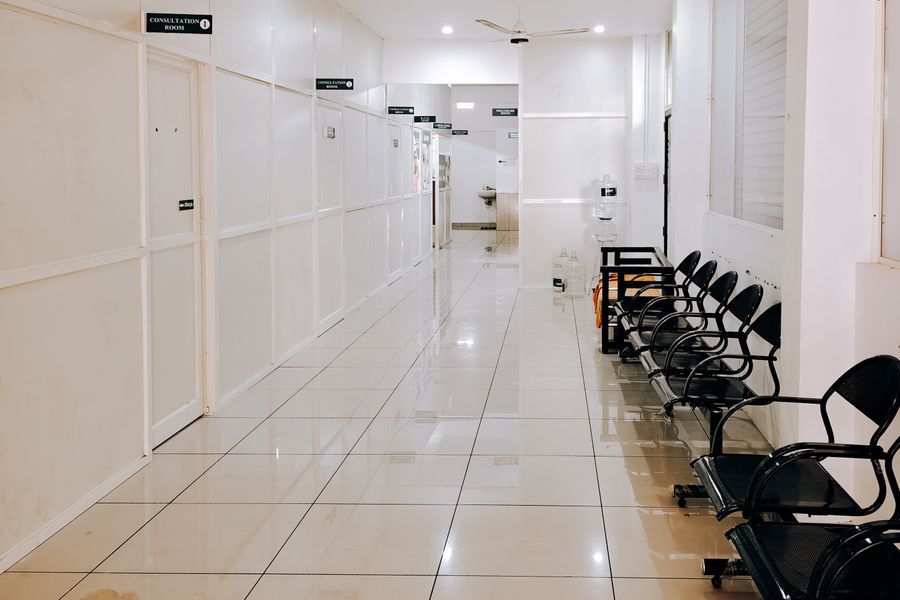 Corridor of the upcoming Noida day-care centre